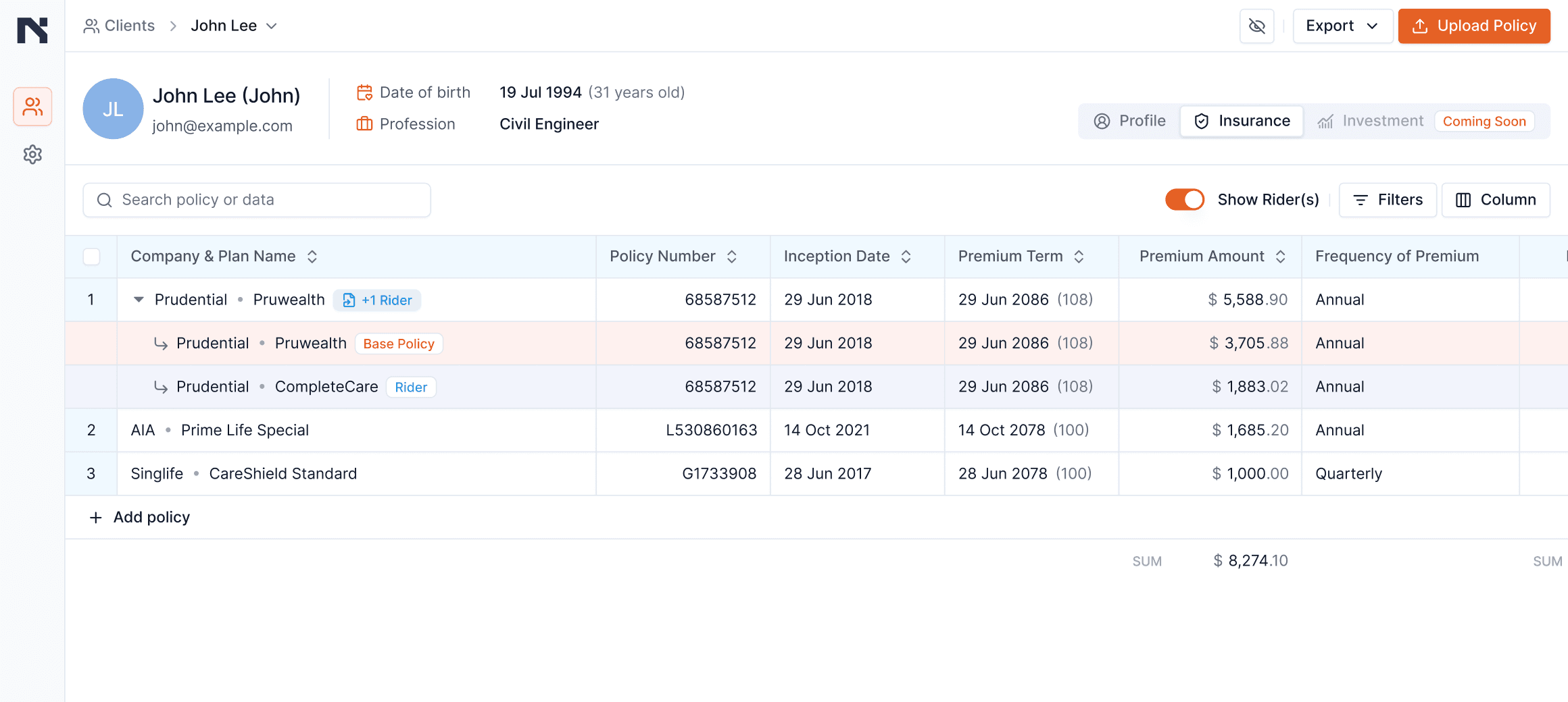 Dashboard Preview